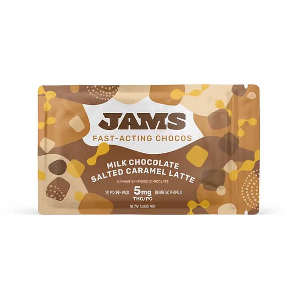 Fast-Acting Chocos - Milk Chocolate Salted Caramel Latte 100mg