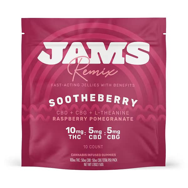 Remix Fast-Acting Jellies - Sootheberry 2:1:1 THC:CBD:CBG 100mg | 10pk