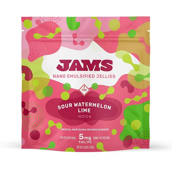 Nano Fast Acting Jellies Sour Watermelon Lime 100mg | 20pk