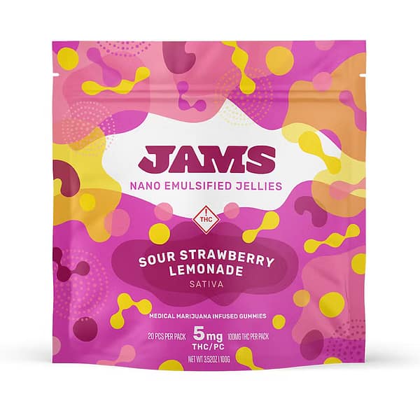 Nano Fast Acting Jellies Sour Strawberry Lemonade 100mg | 20pk