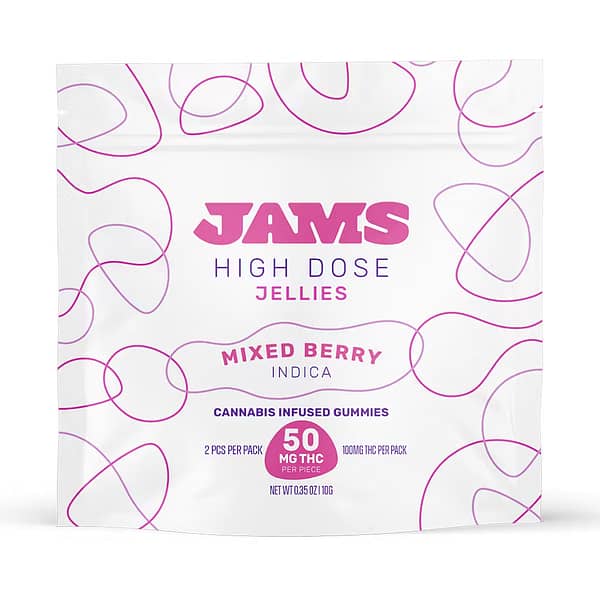 High Dose Mixed Berry Jellies 100mg | 2pk